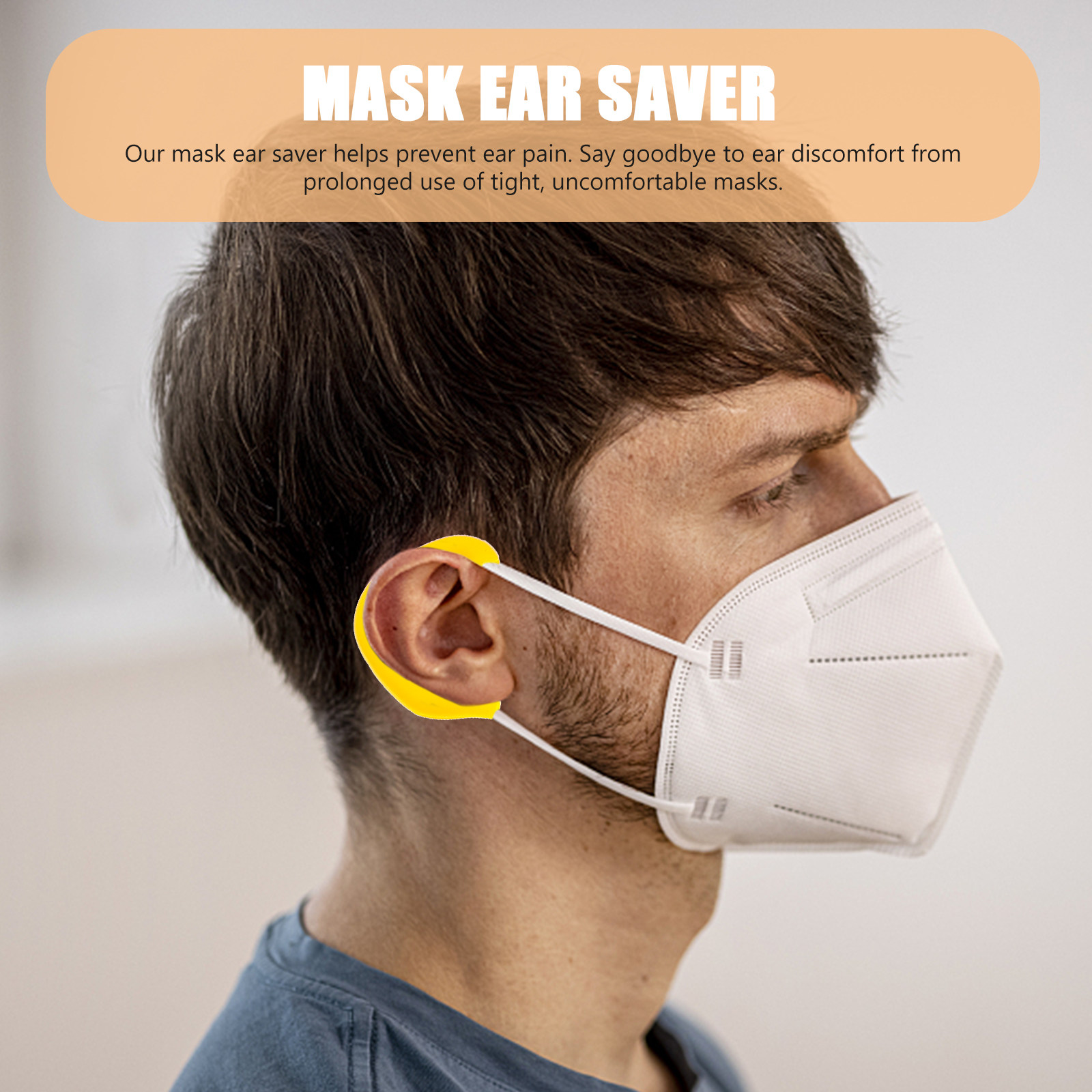 Mask Ear Saver Strap - 5Pcs Silicone Mask Ear Saver Soft