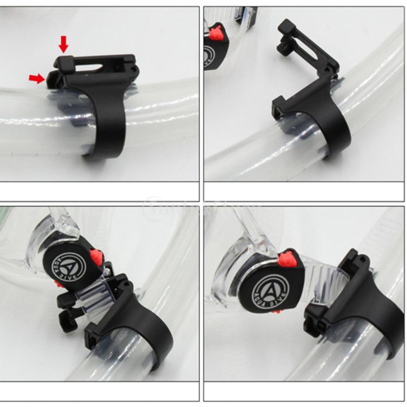 Plastic Clip Snorkel Mask Keep - Silicone Mask Bracket บทวิจารณ์และราคา
