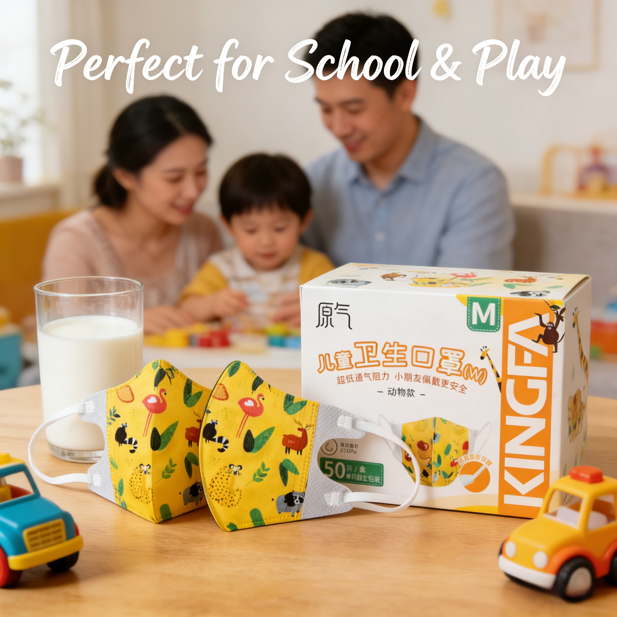 50-100pcs  Kids Face Mask FPP2 - Face Mask Storage Box บทวิจารณ์และราคา