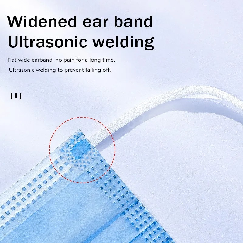 50-500pcs Disposable Adults in - Disposable Mask Blue บทวิจารณ์และราคา