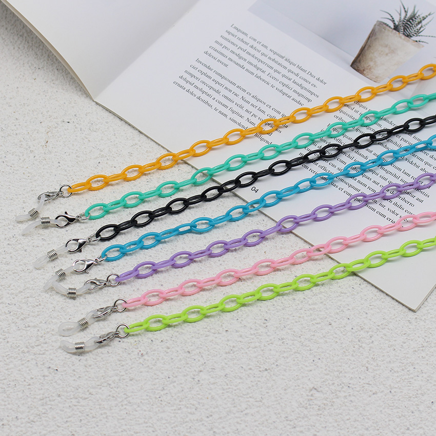 Children Colorful Acrylic Glas - Mask Chain Holder บทวิจารณ์และราคา