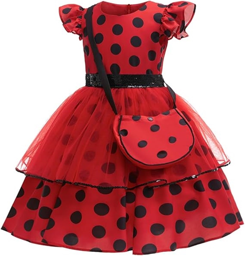 Girls Cosplay Costume Polka Do - Kids Face Mask บทวิจารณ์และราคา