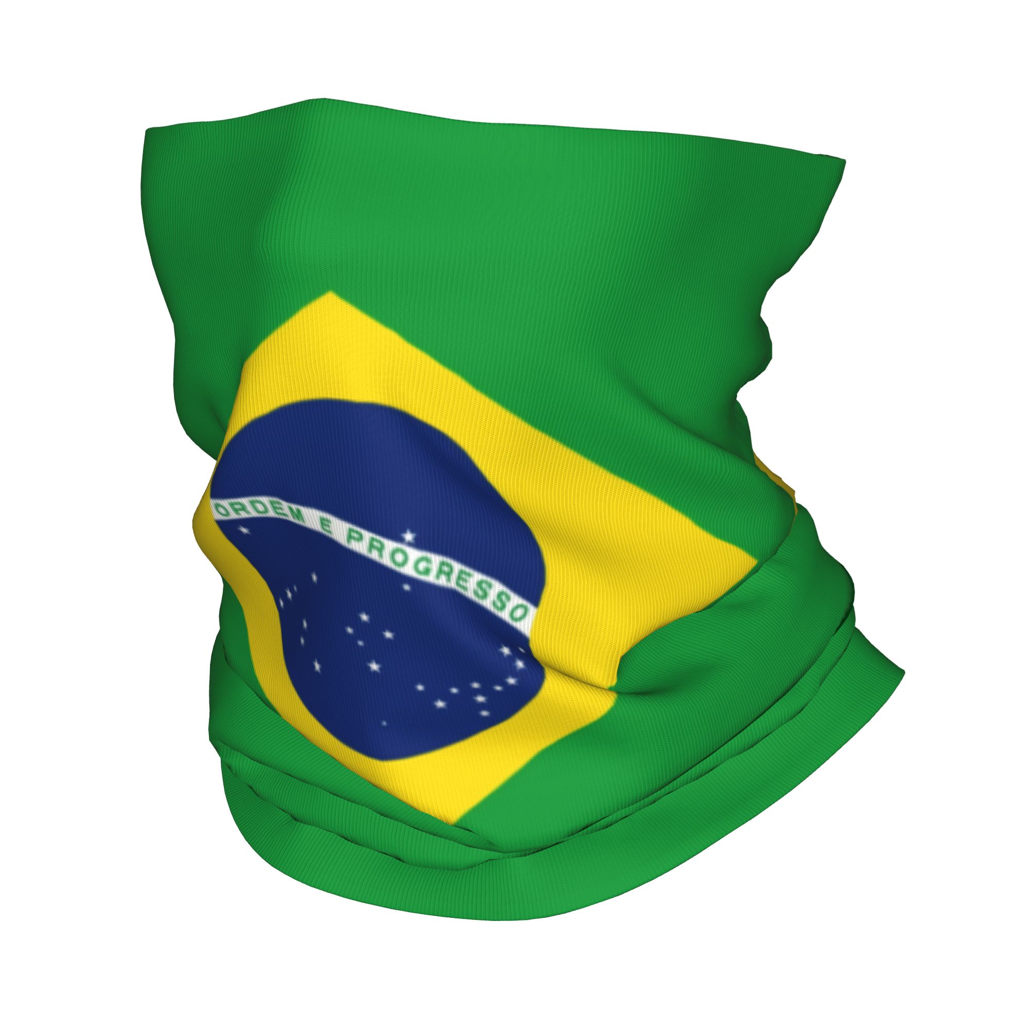 Custom Brazil Flag Bandana Nec - Neck Gaiter Face Cover บทวิจารณ์และราคา