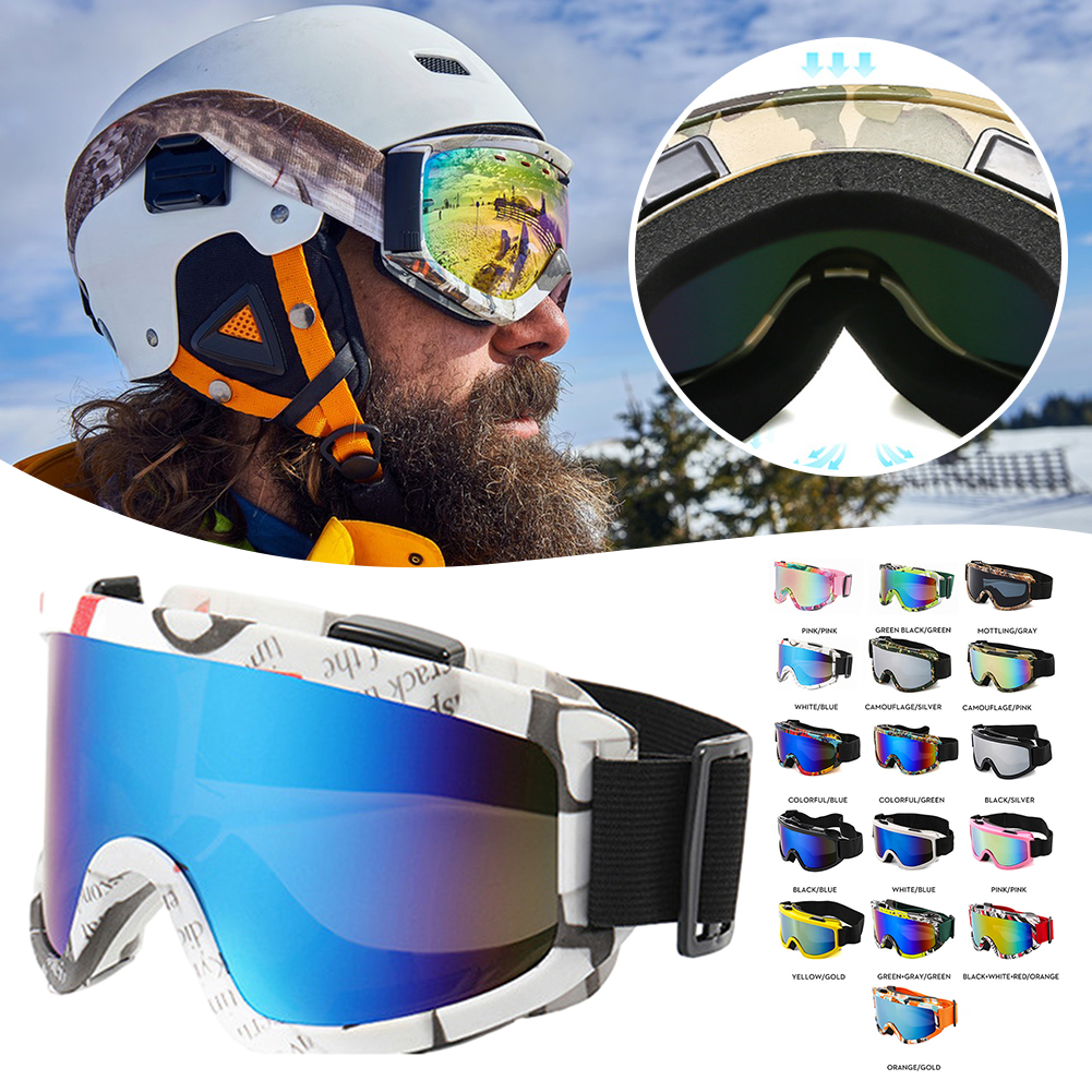 Anti-Fog Ski Goggles Motorcycl - Anti Pollution Mask บทวิจารณ์และราคา