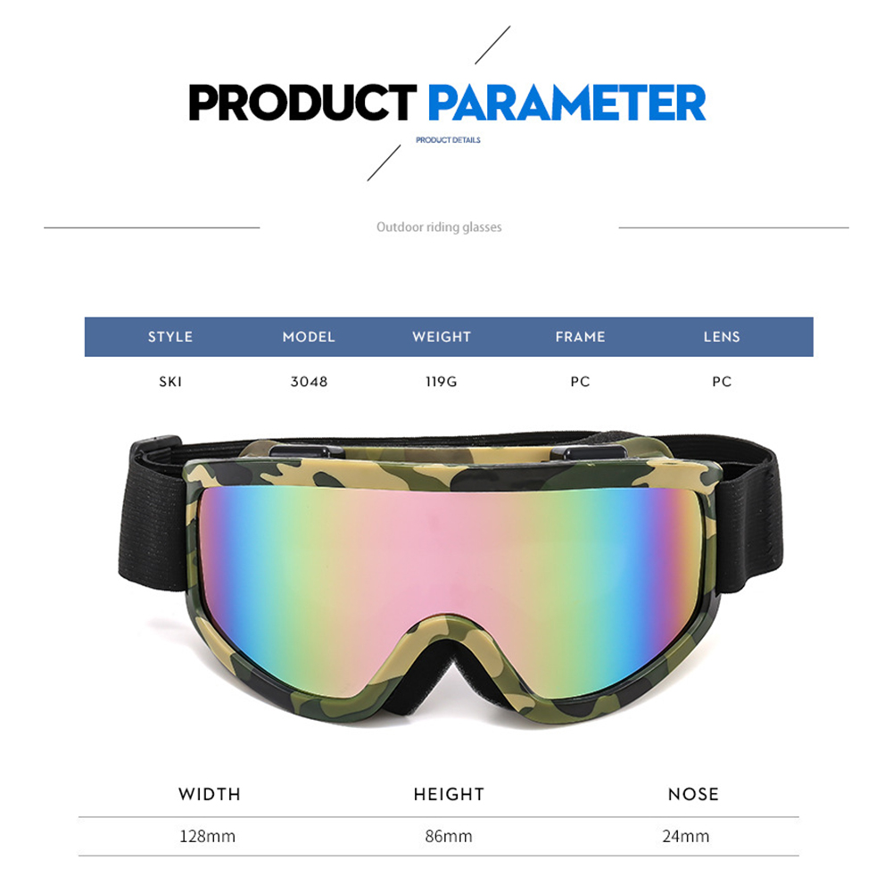 Anti-Fog Ski Goggles Motorcycl - Anti Pollution Mask บทวิจารณ์และราคา