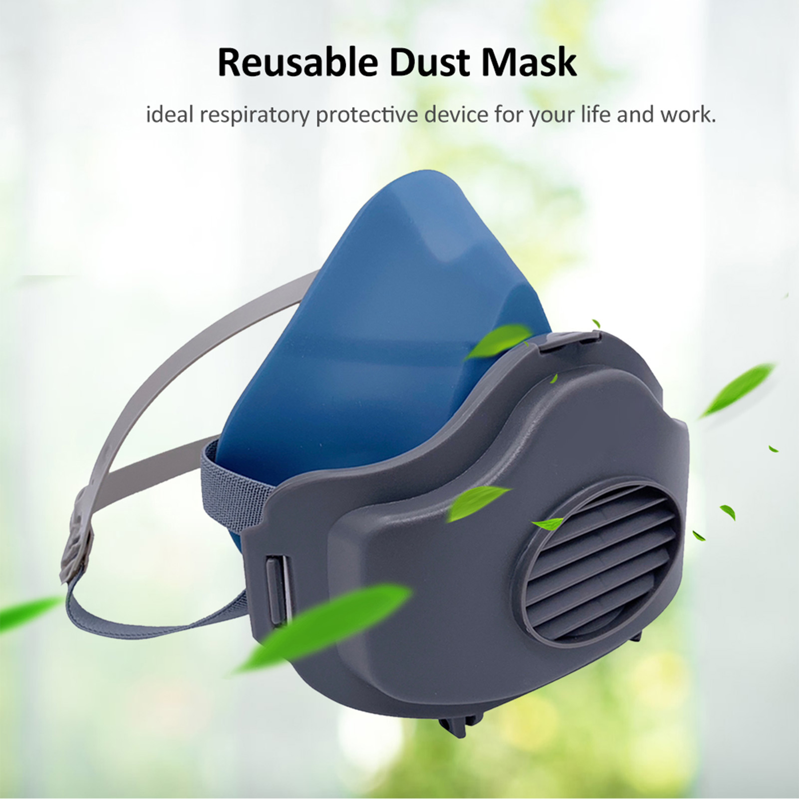 3200 Dust Mask Reusable Half F - Kn95 Respirator Mask บทวิจารณ์และราคา