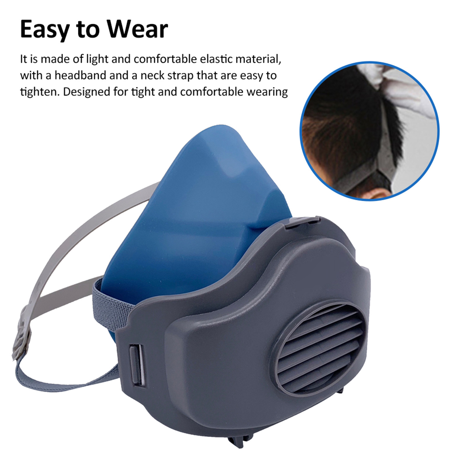 3200 Dust Mask Reusable Half F - Kn95 Respirator Mask บทวิจารณ์และราคา