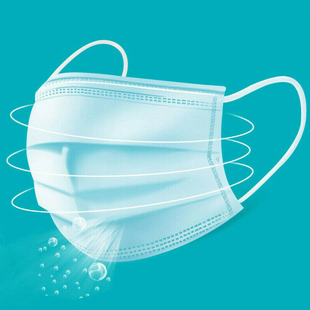 50piece Safe And Professional  - Disposable Mask Blue บทวิจารณ์และราคา