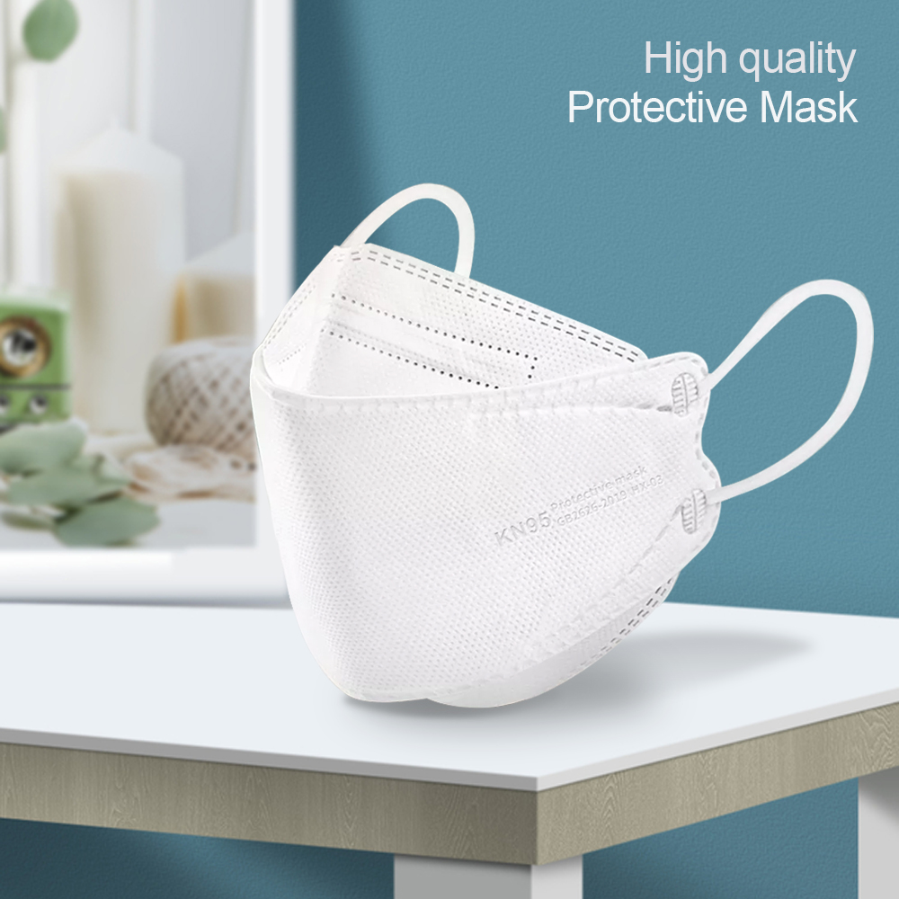 10-200pcs fpp2 fish mask kn95  - Disposable Surgical Mask บทวิจารณ์และราคา