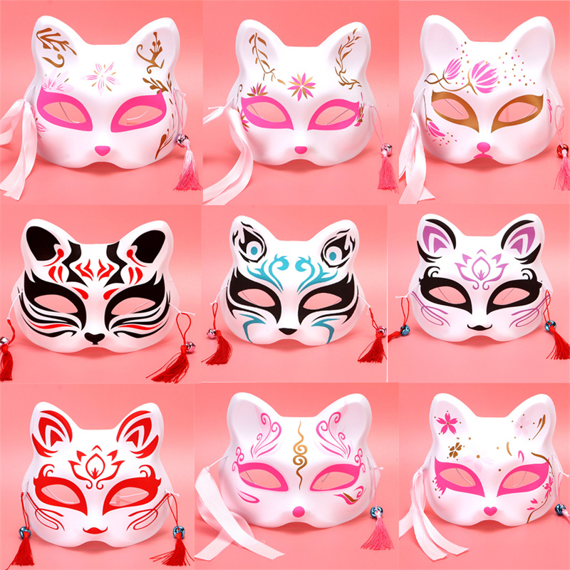 Japanese Fox Mask Half Face Ha - Respirator Half Face บทวิจารณ์และราคา
