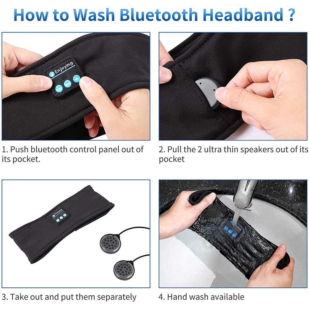 Sleep Eye Mask with Bluetooth  - Mask Lanyard Adjustable บทวิจารณ์และราคา