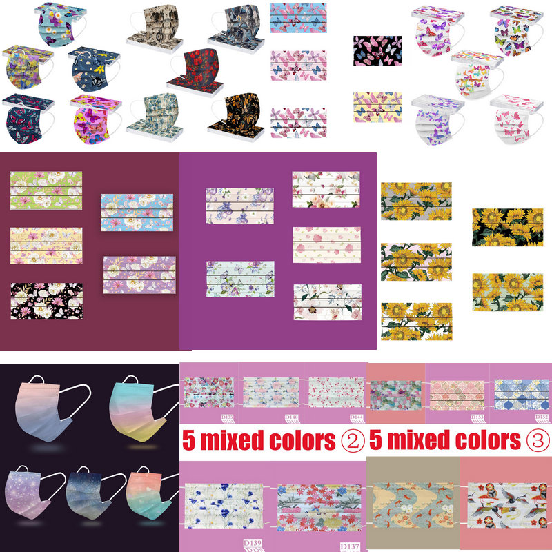 CE Print Beauty Wholesale Fish - Disposable Surgical Mask บทวิจารณ์และราคา