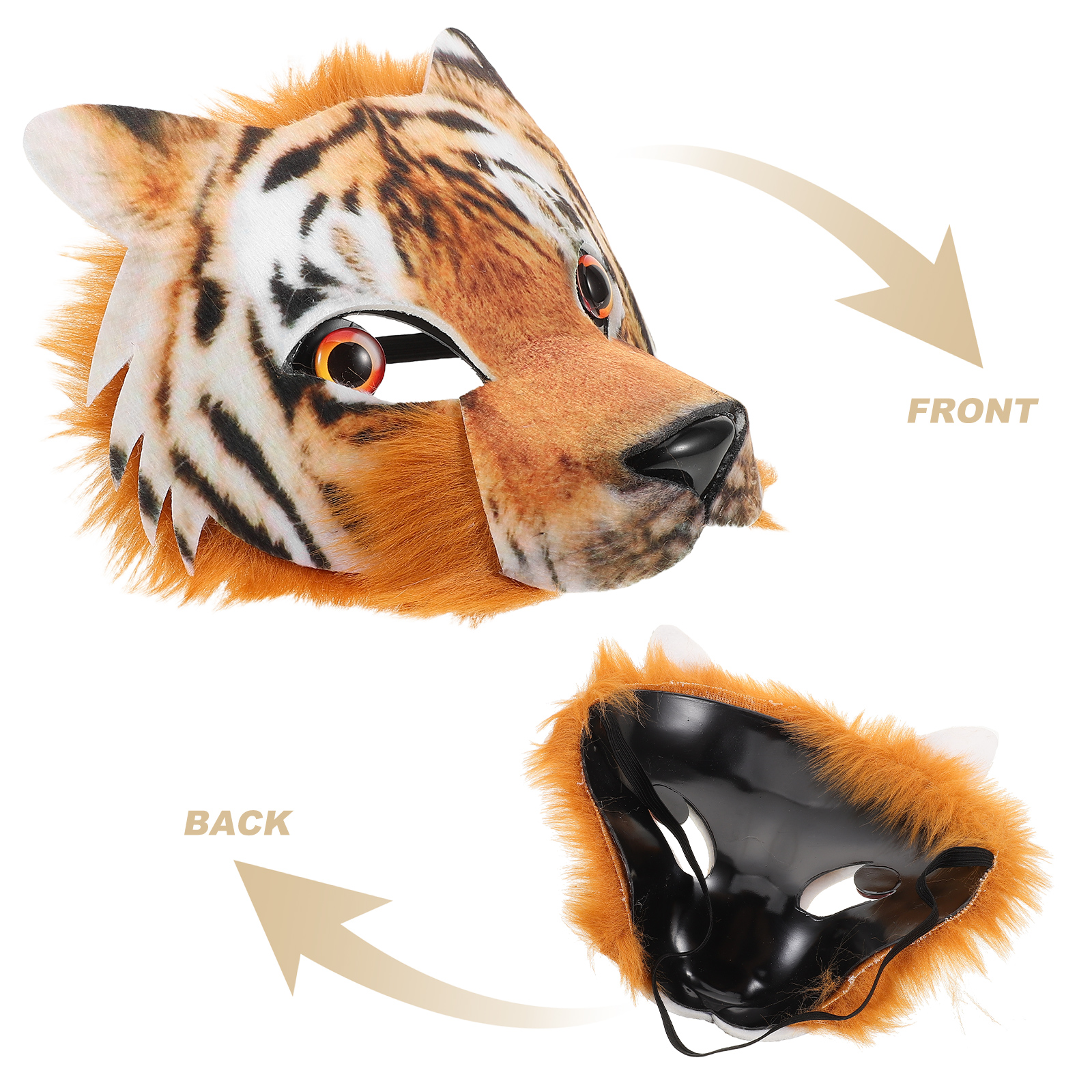 Tiger Mask 3d Animal Kids Masq - Kids Face Mask บทวิจารณ์และราคา