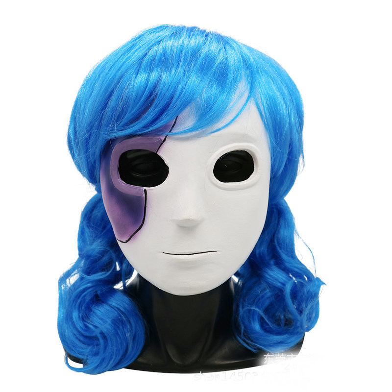 Hot  Anime Game Sally Face Cos - Black Face Mask Pack บทวิจารณ์และราคา