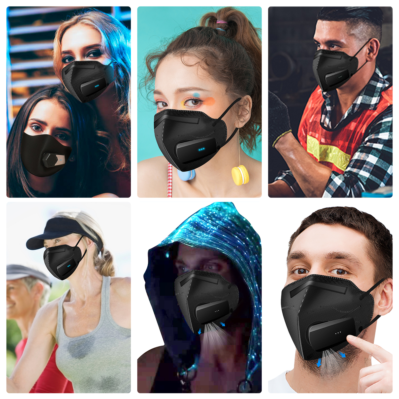 Breathe Easy Rechargeable Elec - Kn95 Respirator Mask บทวิจารณ์และราคา
