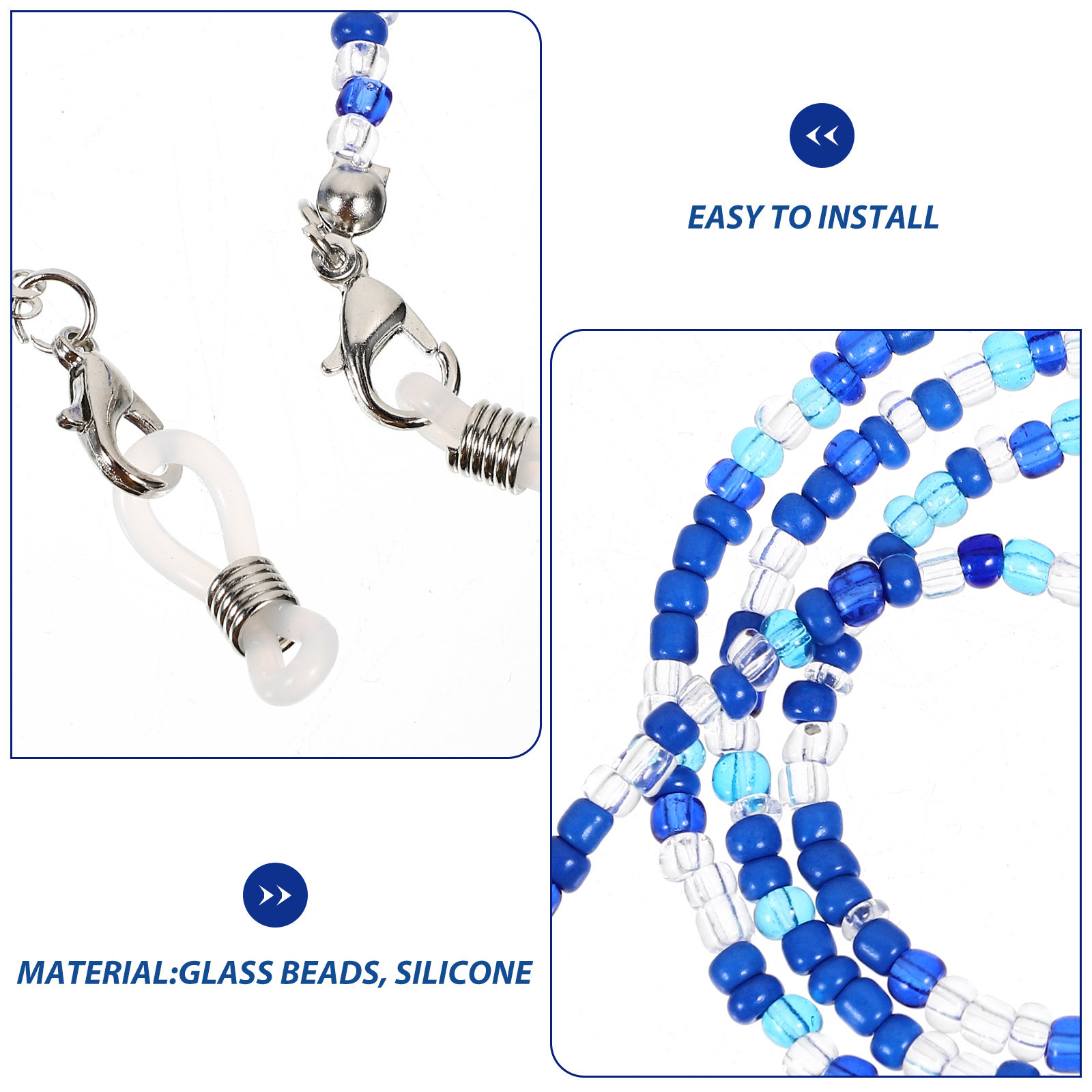 5Pcs Glasses Chain for Women B - Mask Chain Holder บทวิจารณ์และราคา