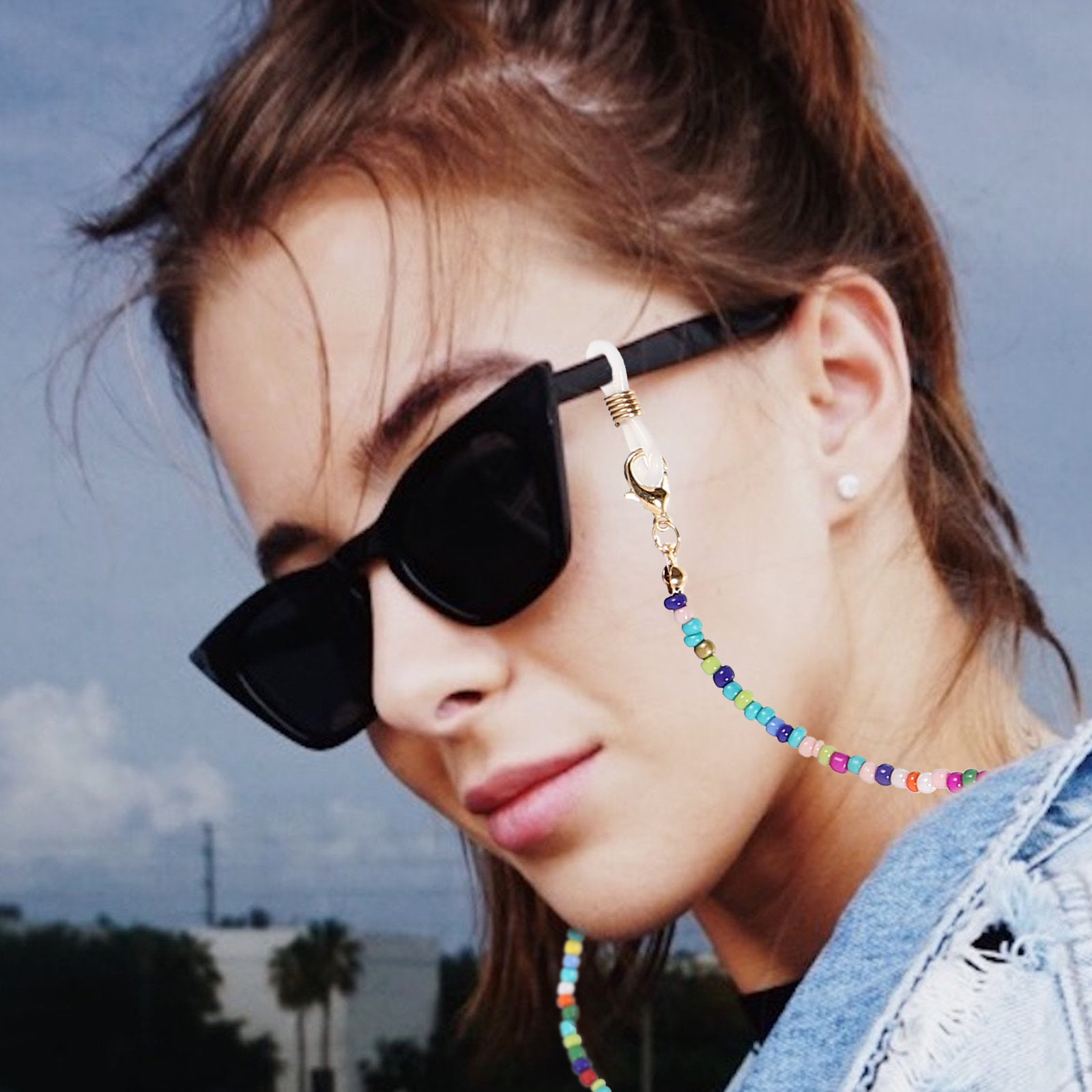 5Pcs Glasses Chain for Women B - Mask Chain Holder บทวิจารณ์และราคา