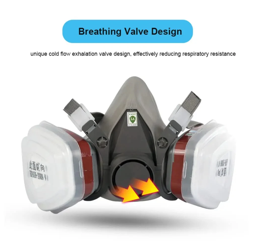 6200 Respirator Dust Gas Mask  - Face Mask Storage Box บทวิจารณ์และราคา