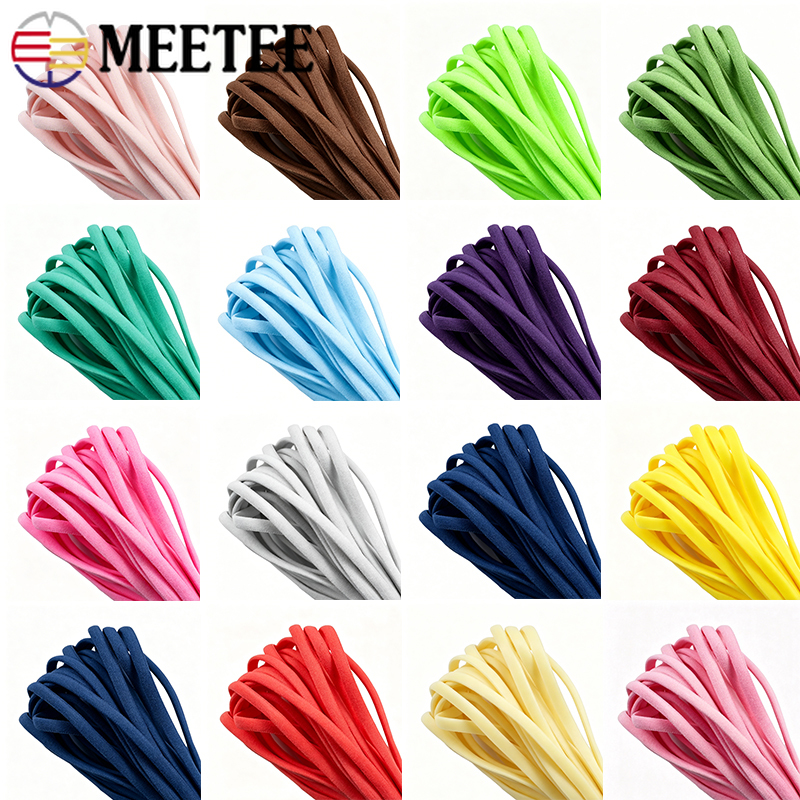 20/30M 3mm 5mm Elastic Cord Ro - Mask Lanyard Adjustable บทวิจารณ์และราคา