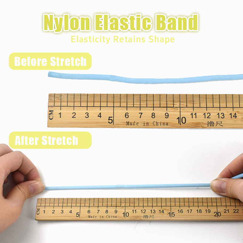 20/30M 3mm 5mm Elastic Cord Ro - Mask Lanyard Adjustable บทวิจารณ์และราคา