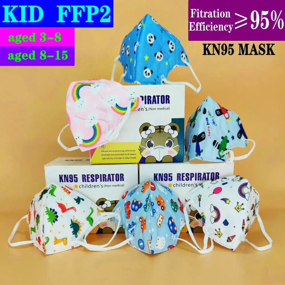FFP2 CE Mask KN95 Child Childr - Kn95 Respirator Mask บทวิจารณ์และราคา