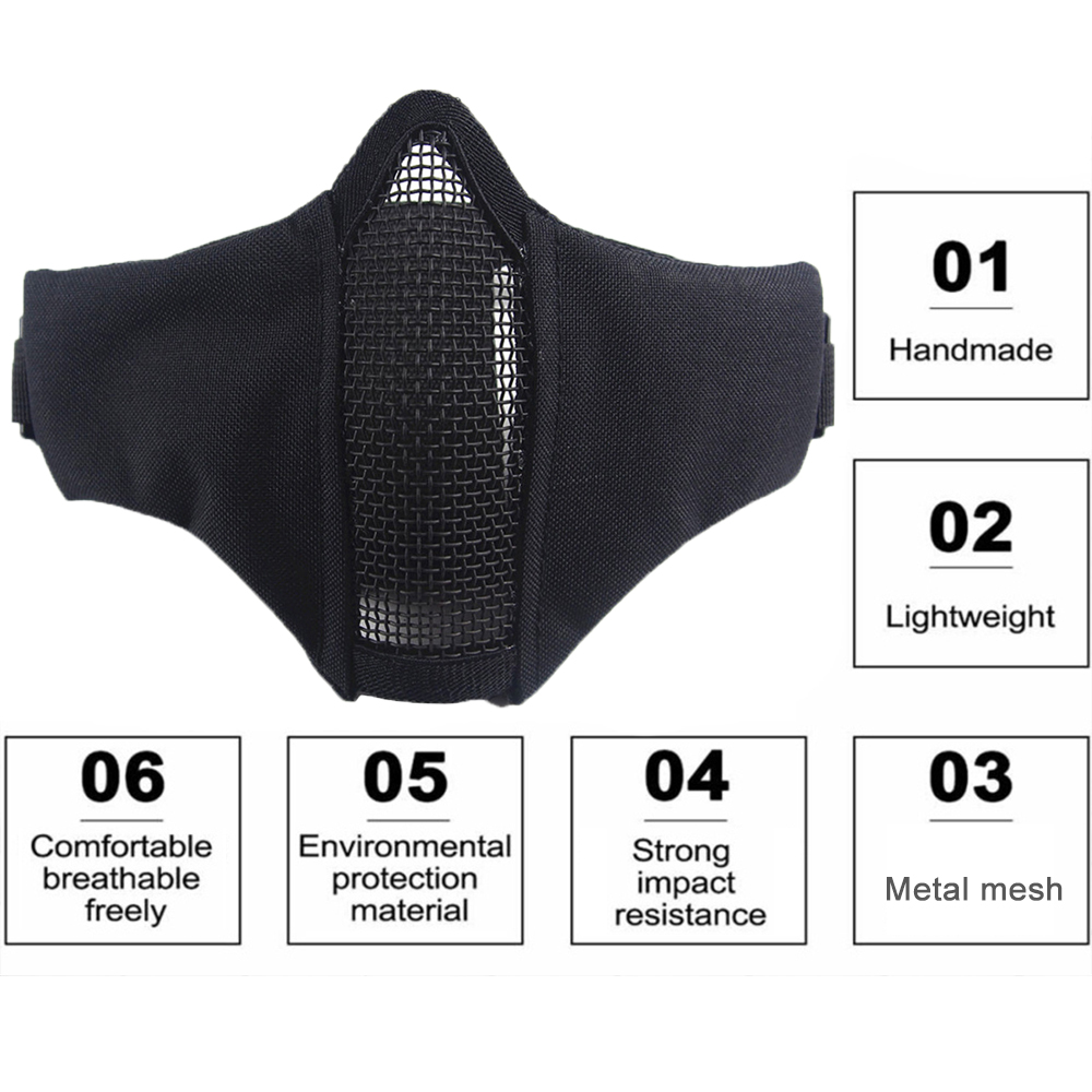 Tactical Half Face Airsoft Mas - Respirator Half Face บทวิจารณ์และราคา