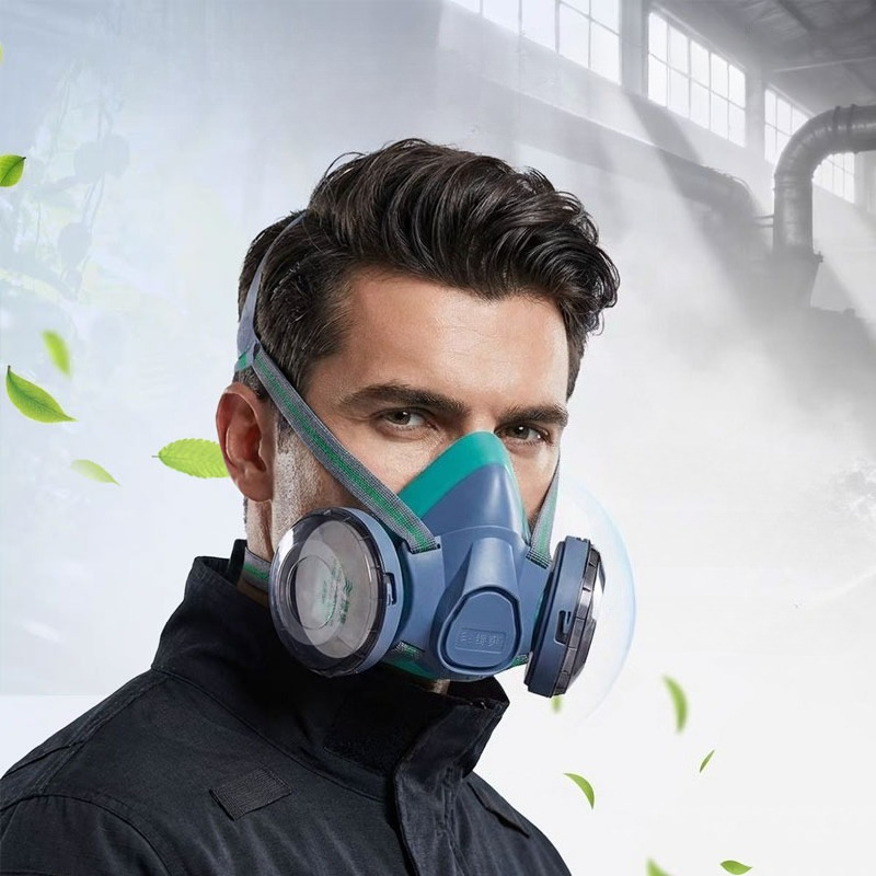 Dual Filter Silicone Half Face - Kn95 Respirator Mask บทวิจารณ์และราคา