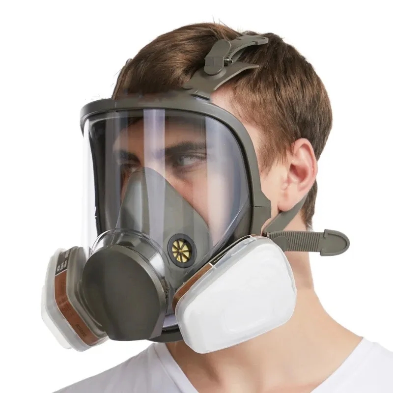 Large Size 6800 Gas Mask Full  - Kn95 Respirator Mask บทวิจารณ์และราคา