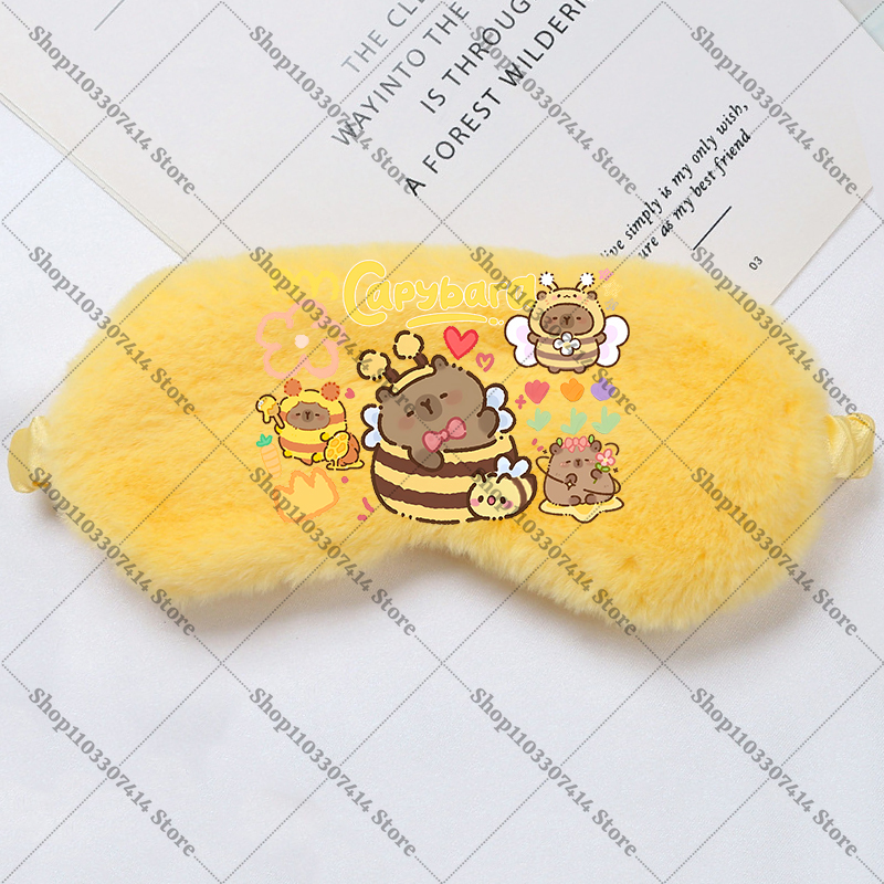 Capybara Girl Cartoon Sleep Ey - Kids Face Mask บทวิจารณ์และราคา