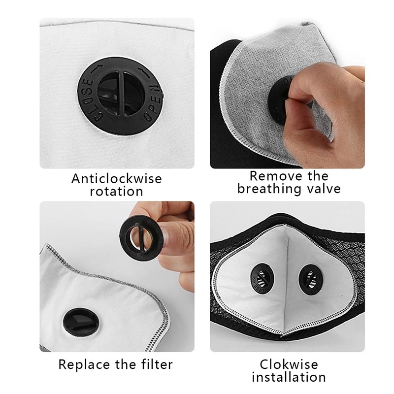 Cycling Dustproof PM2.5 Active - Anti Pollution Mask บทวิจารณ์และราคา