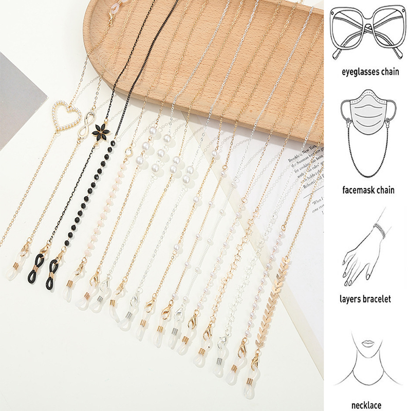 2022 Fashion Glasses Chain for - Mask Chain Holder บทวิจารณ์และราคา