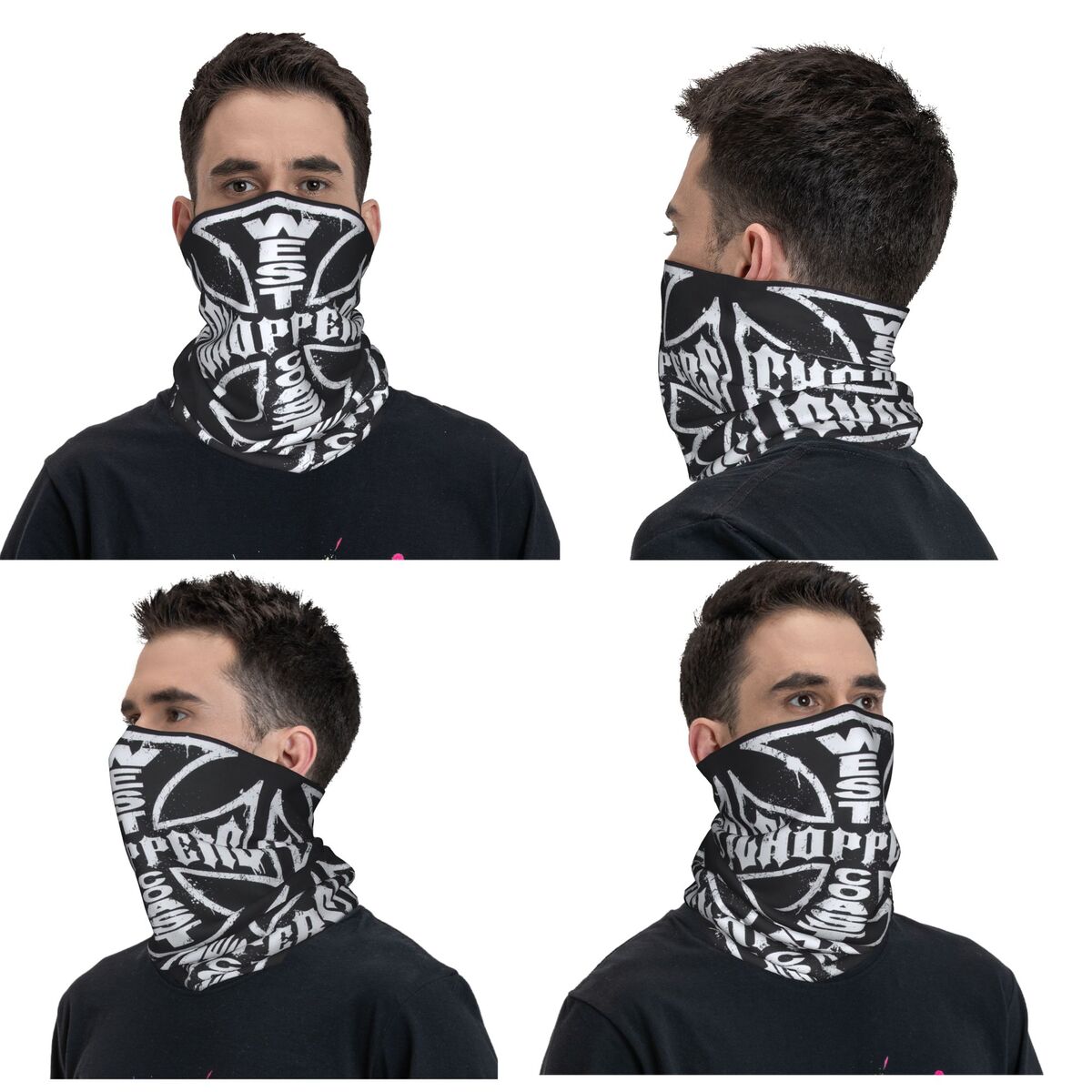 West Coast Iron Cross Choppers - Neck Gaiter Face Cover บทวิจารณ์และราคา