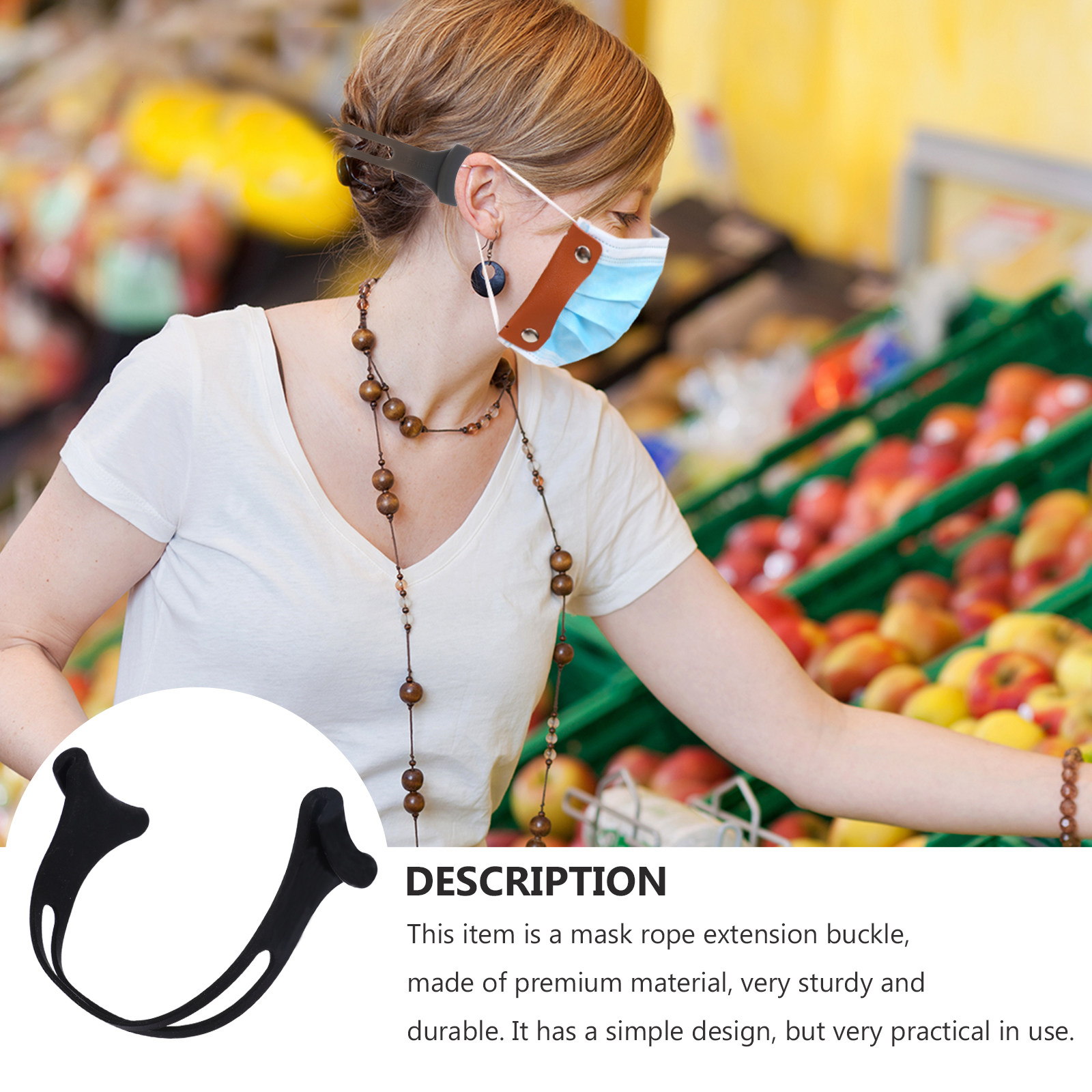 3Pcs Lightweight Silicone Mask - Mask Ear Saver Strap บทวิจารณ์และราคา