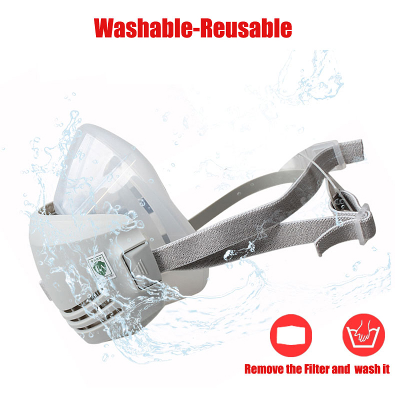 Silicone Dust-proof Gas Mask R - Cloth Face Mask Washable บทวิจารณ์และราคา