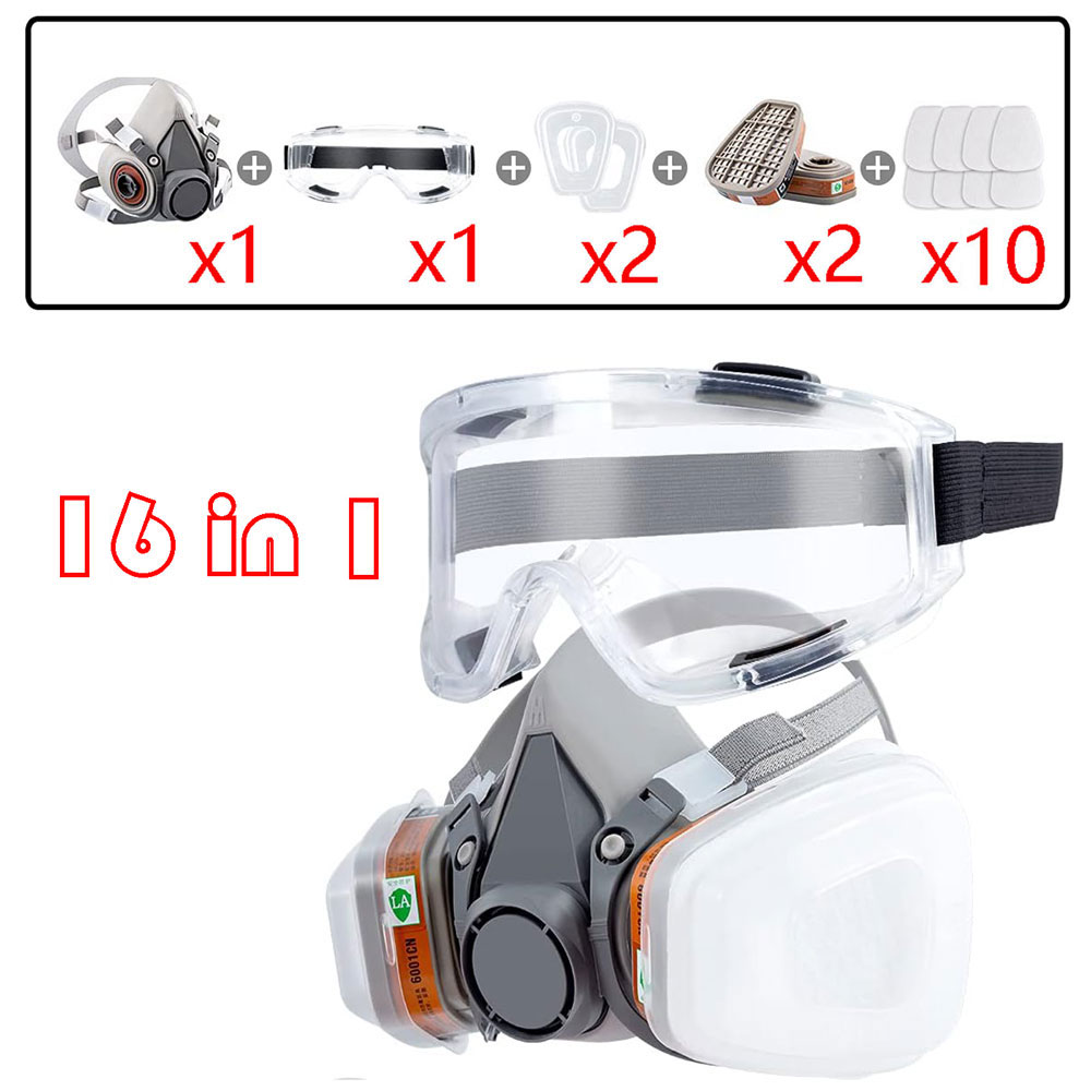 Gas Mask 6200 Set Vehicle Pain - Face Mask Storage Box บทวิจารณ์และราคา