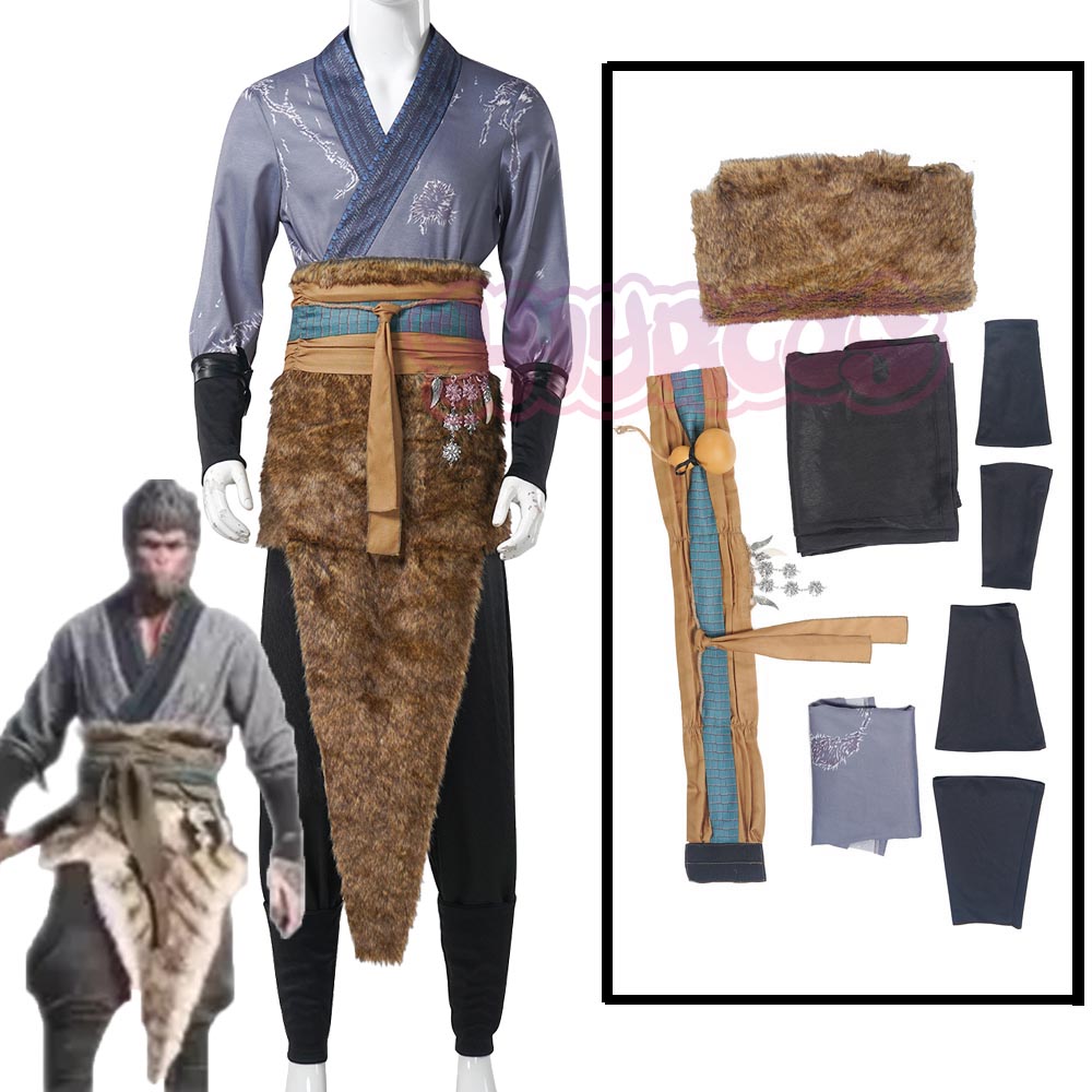 Black Myth Wukong Cosplay Cost - Black Face Mask Pack บทวิจารณ์และราคา
