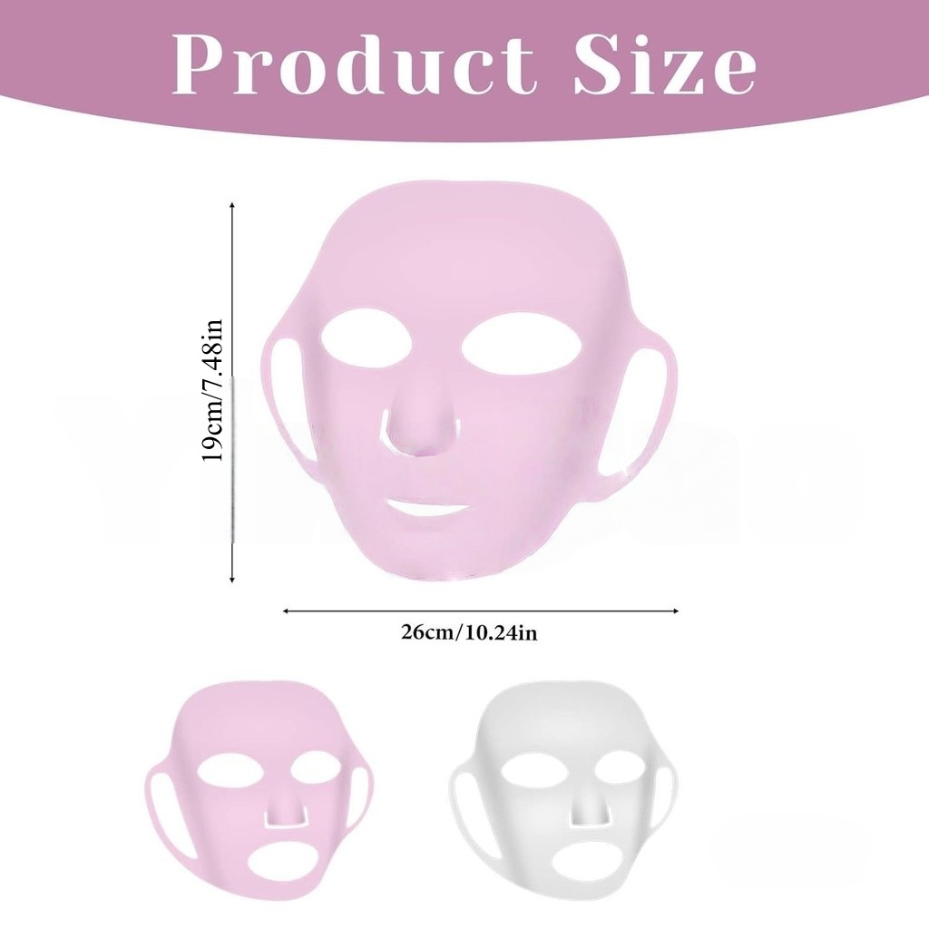 1/2PCS 3D Reusable Wrinkle Smo - Silicone Mask Bracket บทวิจารณ์และราคา