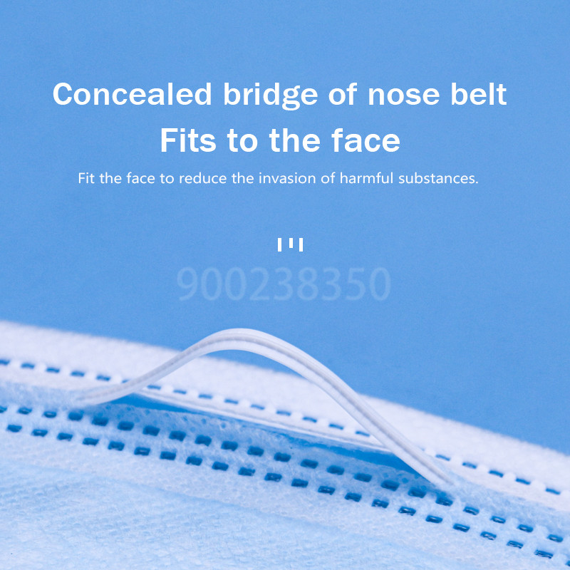 10-500pcs Disposable Adults in - Disposable Mask Blue บทวิจารณ์และราคา